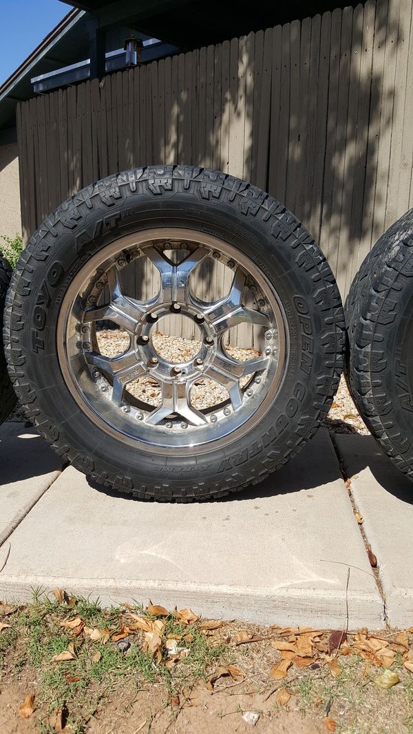 8x6.5 rims and tires 33 12.5 R20 for Sale in Gilbert, AZ OfferUp