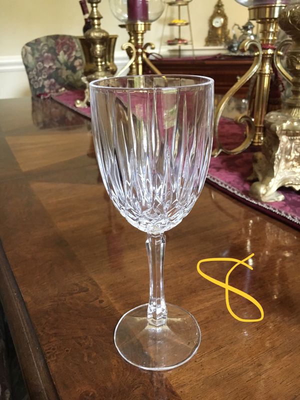 Set of 8 crystal Drinking glasses for Sale in Spring, TX OfferUp