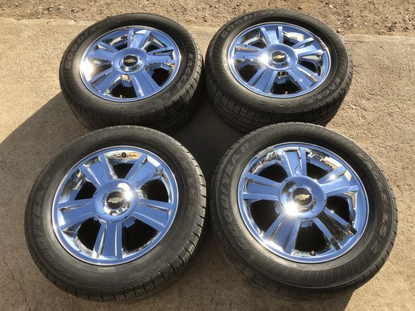 20” Chevy Texas edition rims and Tires 6 Lug 20 Wheels LTZ Chevrolet ...