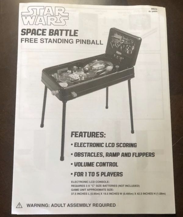 star wars space battle pinball machine