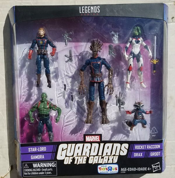 Marvel Legends Guardians Of The Galaxy 5 Pack 3.75