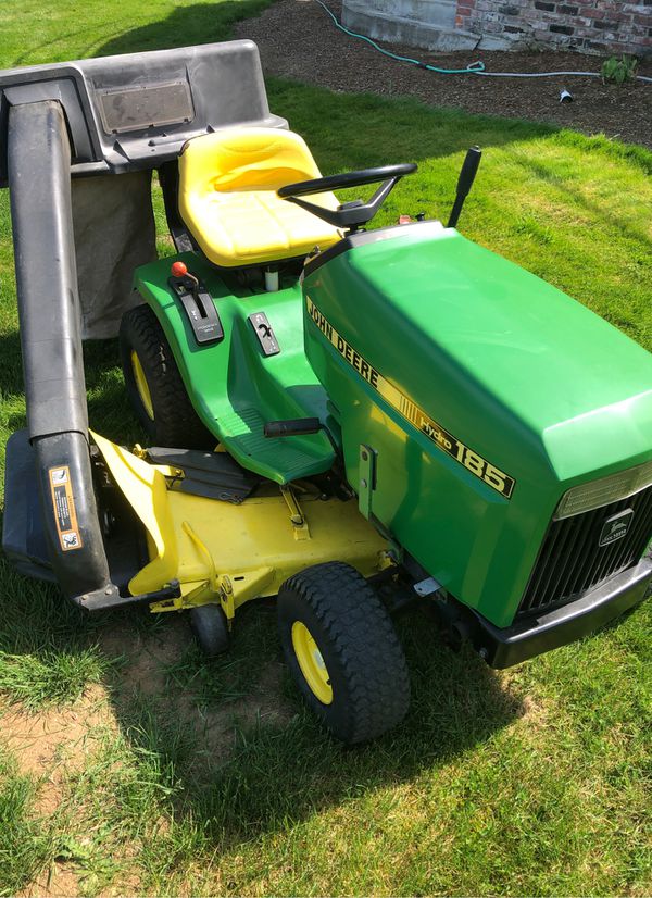 John Deere 185 Hydro 48 Inch Deck With Power Bagger For Sale In