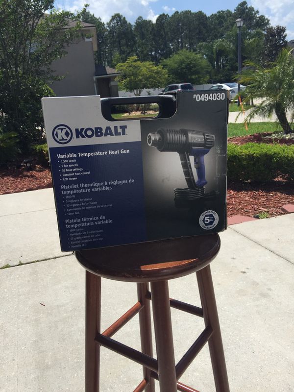Kobalt 1,500Watt Professional LCD Heat Gun for Sale in Jacksonville