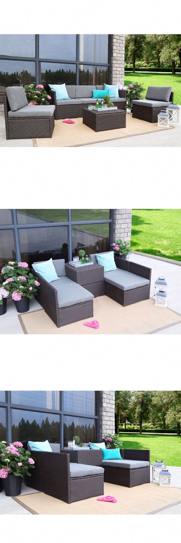 Azure Sky ASK16CH 4 Pieces Outdoor Furniture Complete ...