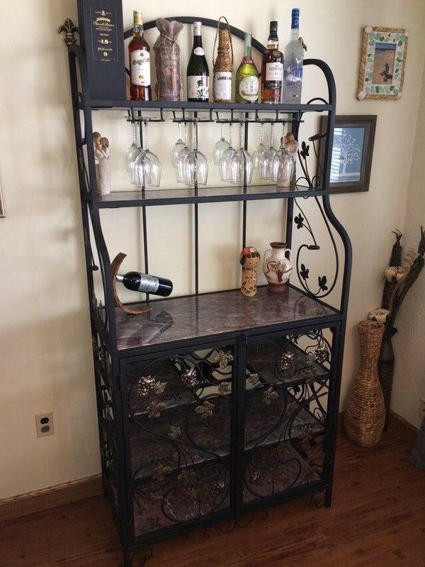 Bakers rack, marble shelves for Sale in Destin, FL OfferUp