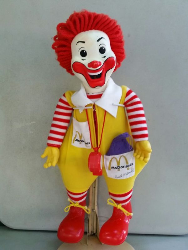 ronald mcdonald soft toy