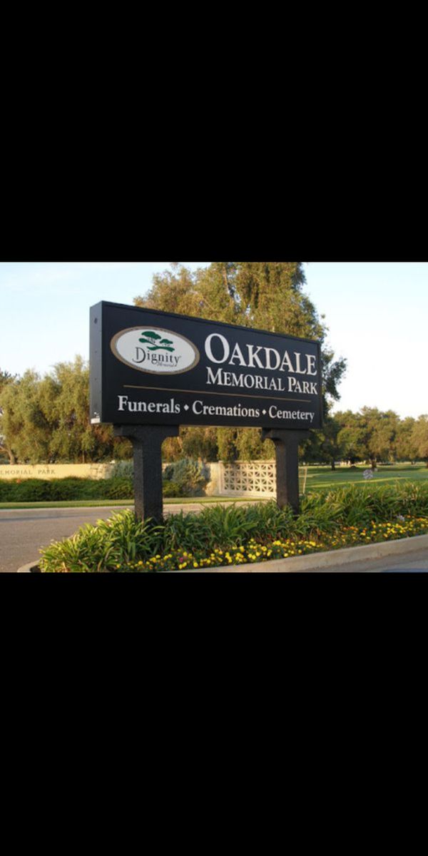 Oakdale Memorial Park in Glendora. 2 cemetery plots for Sale in