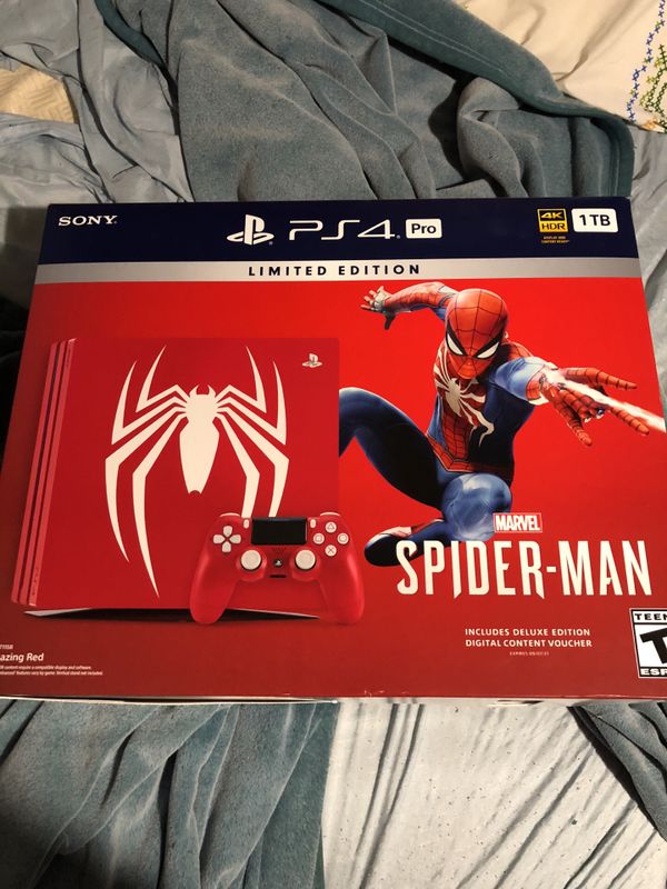 Spiderman Ps4 Pro Plus Red Dead Redemption 2 Bundle 4k Bundle Limited Edition Opened For Sale In Johnston Ri Offerup