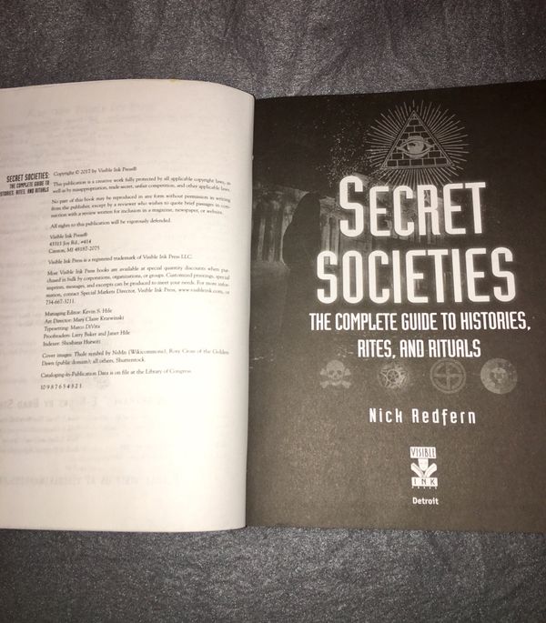 Secret Societies: The Complete Guide To Histories, Rites, And Rituals ...