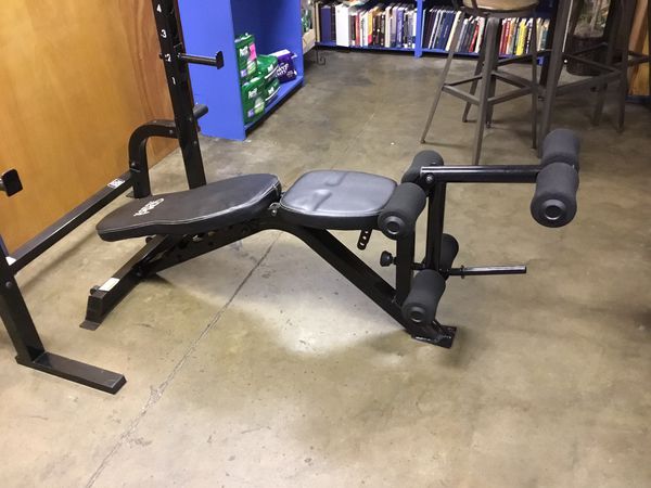 Marcy Pro Olympic Weight Bench w/ Squat Rack for Sale in Lufkin, TX ...