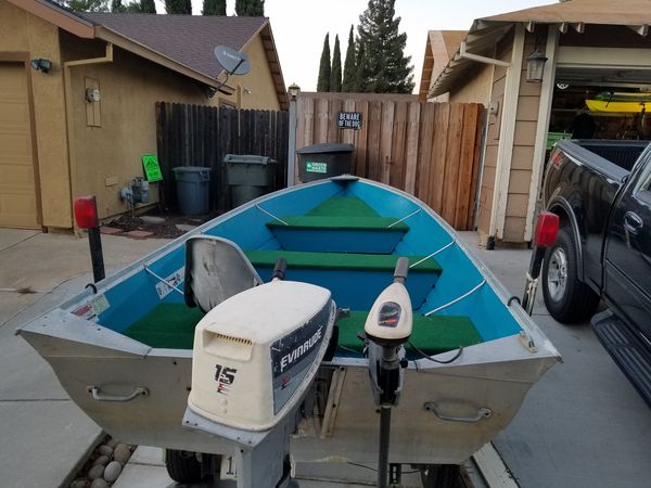 Klamath 14 Fit Welded Aluminum Fishing Boat For Sale In Sacramento, Ca 