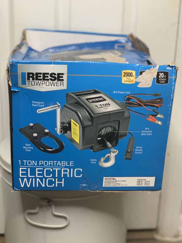 Reese Towpower Portable Electric Winch for Sale in Orlando, FL OfferUp