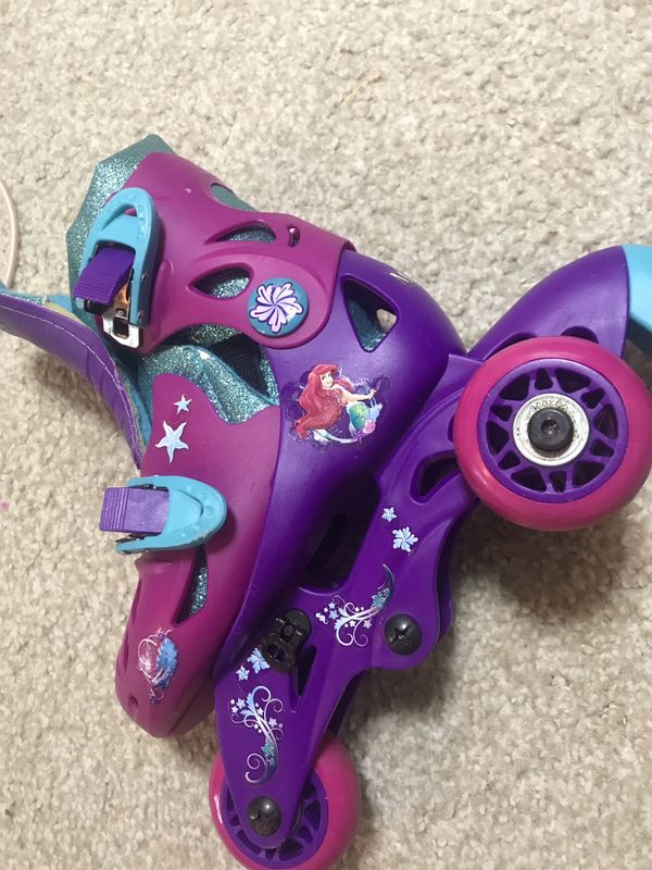 Disney Ariel Adjustable Worn Twice Roller Skatesblades Effect For Your