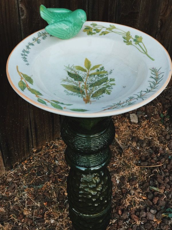 green bird bath for Sale in Ontario, CA - OfferUp