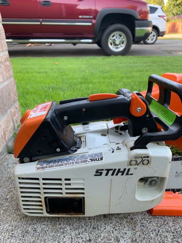 STIHL MS 200T PROFESSIONAL TOP HANDLE ARBORIST CHAINSAW W/ 16” BAR & CHAIN COVER, HARD CASE