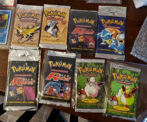 Pokemon vintage packs and PSAs for Sale in WA OfferUp