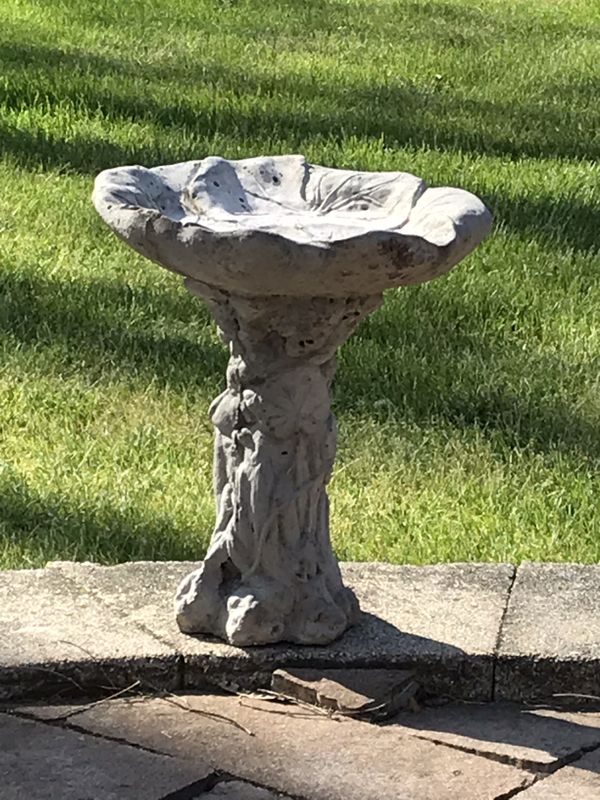Concrete bird bath for Sale in Lake Geneva, WI OfferUp