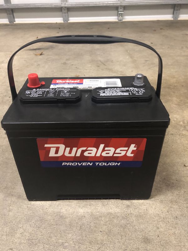 Brand new car battery-Duralast Battery 24F-DL Group Size 24F 600 CCA ...