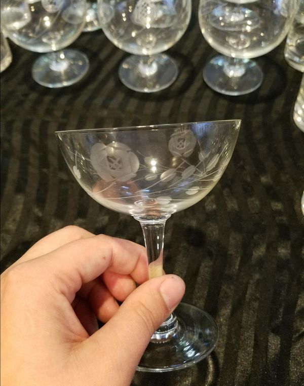 RARE Japanese Crystal Stemware for Sale in Puyallup, WA OfferUp