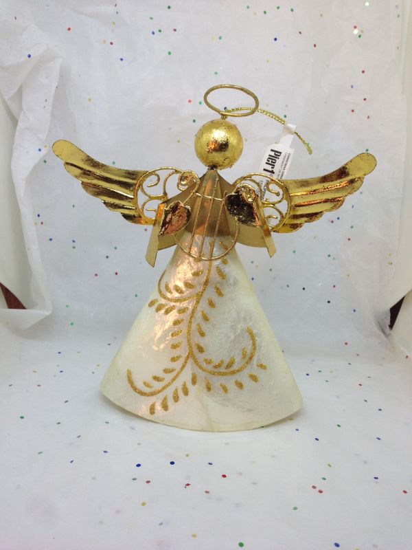 Unique Gold Angel Christmas tree Ornament NEW Pier 1 Imports for Sale ...