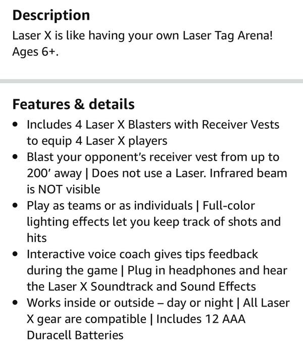4 player laser x