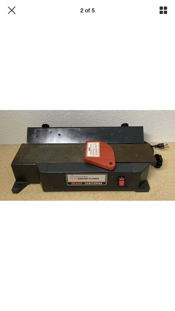 VINTAGE CRAFTSMAN 5/8HP 41/8" IN JOINTERPLANER 149.236220 for Sale in