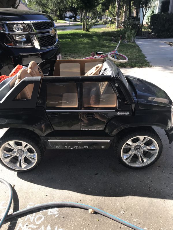 power wheels cadillac escalade weight limit