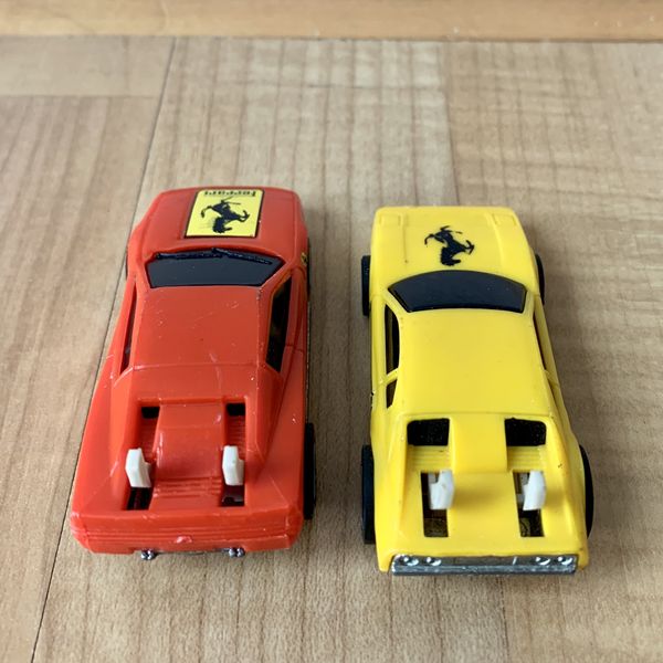 Vintage '82 & '86 Hot Wheels Pull Back Racers Ferrari Toy ...