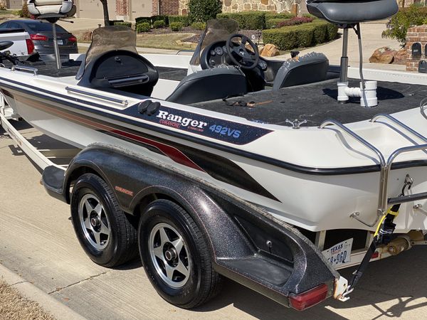 1997 ranger 492vs bass boat with 1997 Mercury 225HP EFI for Sale in ...