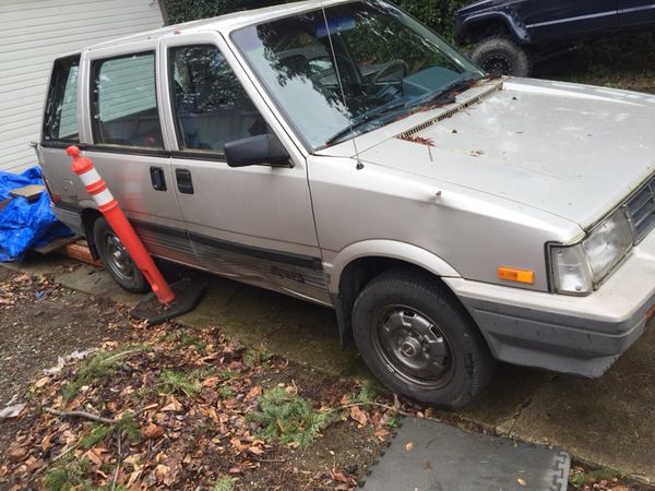 1987 nissan stanza wagon 4wd 5speed for sale in lynnwood wa offerup 1987 nissan stanza wagon 4wd 5speed for sale in lynnwood wa offerup