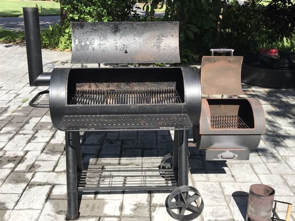 Brinkmann Trailmaster Limited Edition Smoker and Grill with Coal Start ...