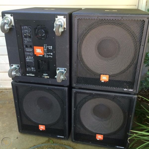 JBL MPRO 418SP 18” Inch Active Powered Subwoofer w/ 2 channels for