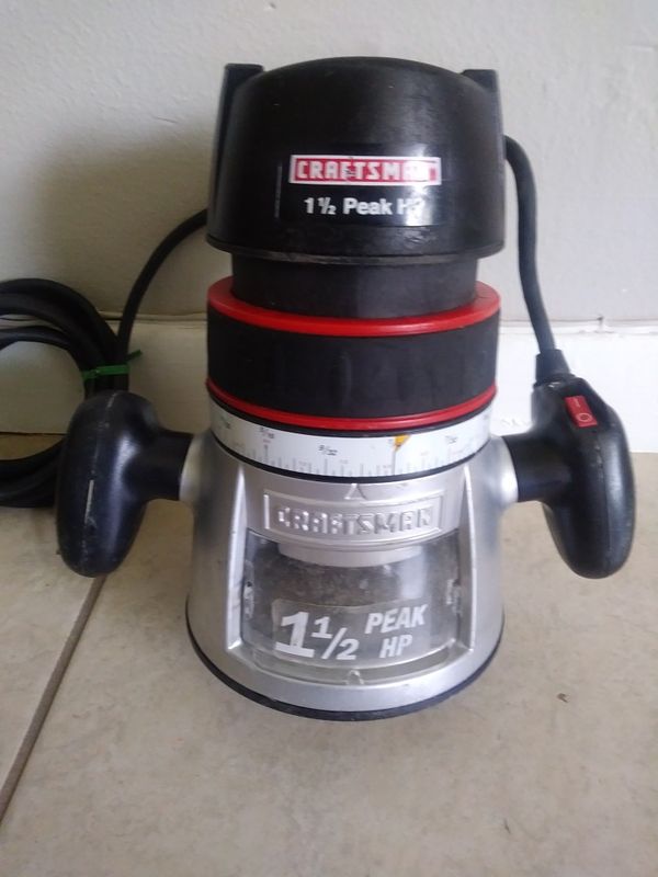 Craftsman 12 amp Plunge Base Router for Sale in Houston, TX - OfferUp