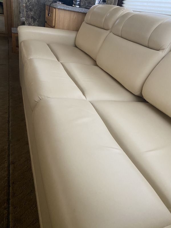 Rv leather secret sleeper sofa couch motorhome for Sale in Houston, TX OfferUp