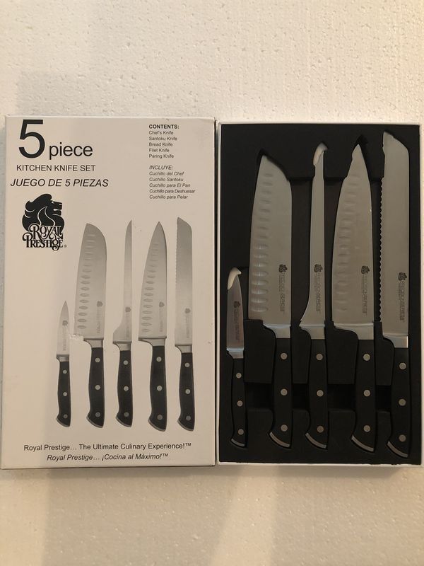 Royal Prestige Royal Prestige 5 Piece Kitchen Knife Set & 4 peice Steak ...