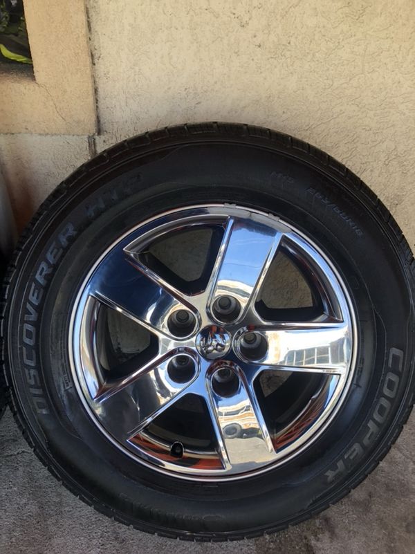 Rims and tires side 265/60/R18. Dodge durhango oh ram for Sale in ...