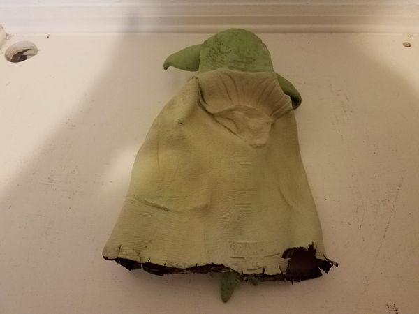 Star Wars Episode 1 Yoda latex rubber 12 in hand puppet 1999 with tags ...