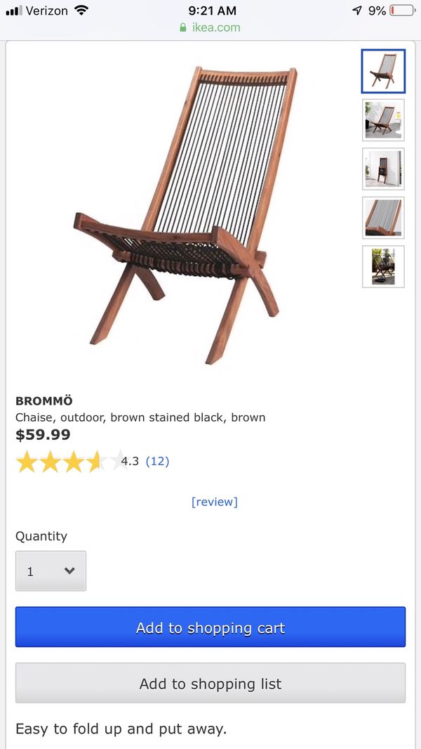 Brommo Ikea Outdoor Set For Sale In Long Beach Ca Offerup