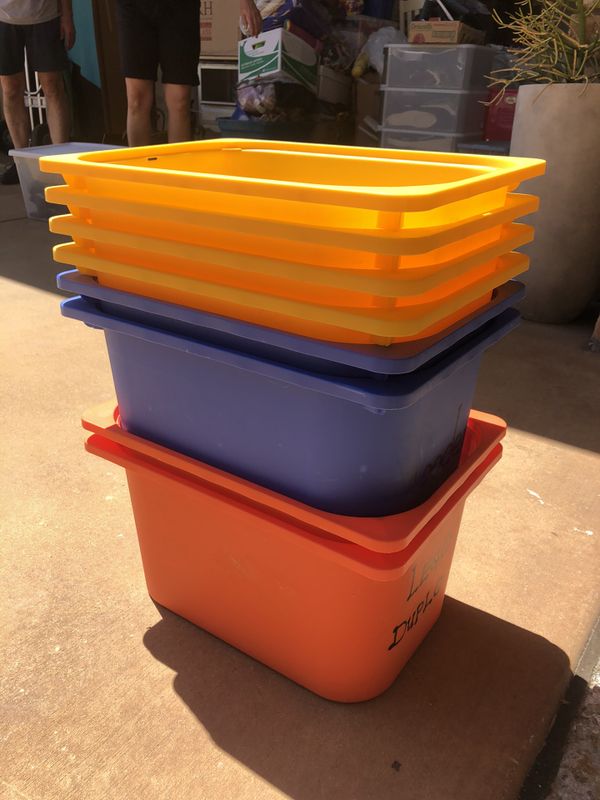 ikea plastic toy bins