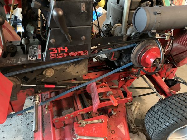 Toro Wheel horse mower garden tractor 314-8 42” cutting deck 8 speed ...