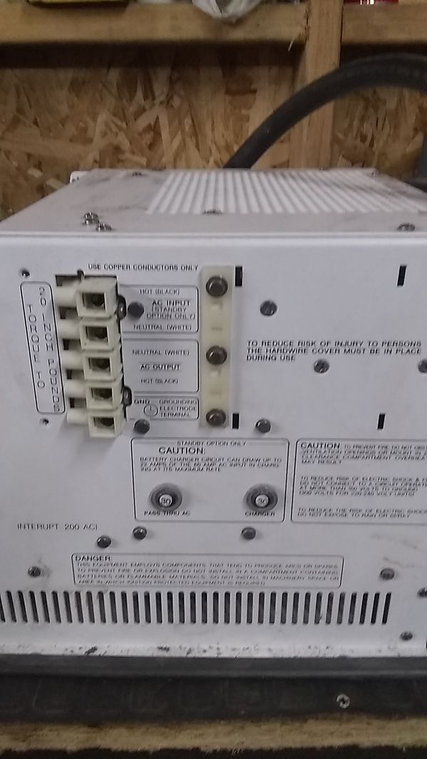 TRACE DC INVERTER/CHARGER (MARINE) for Sale in Snohomish, WA - OfferUp