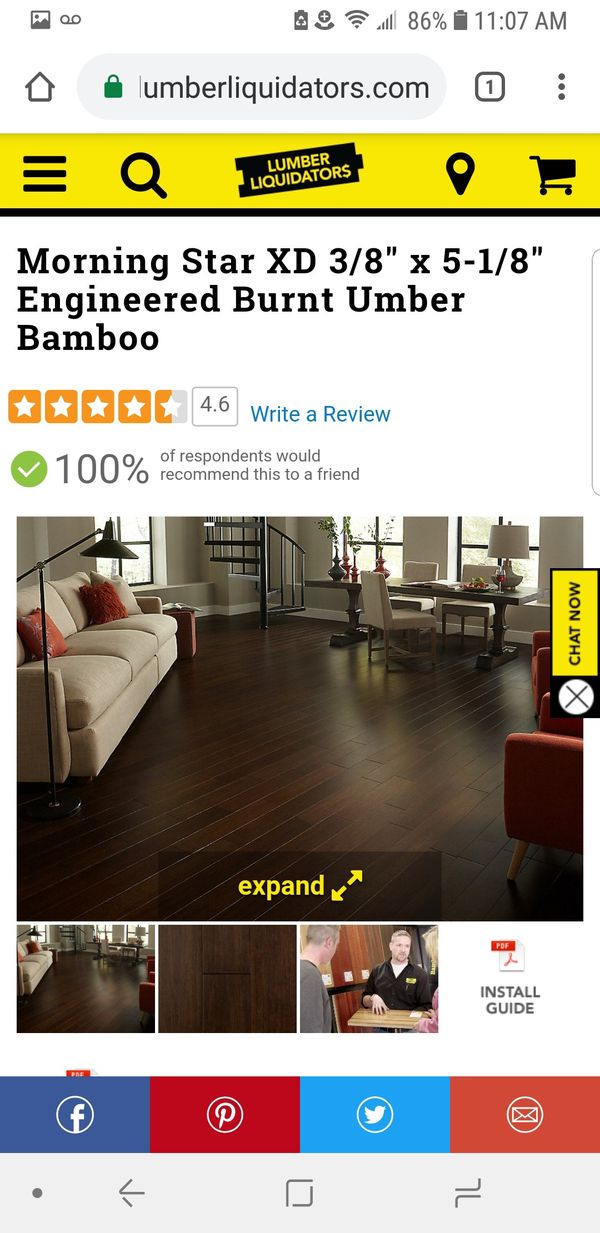Engineered Bamboo Flooring For Sale In University Place Wa Offerup