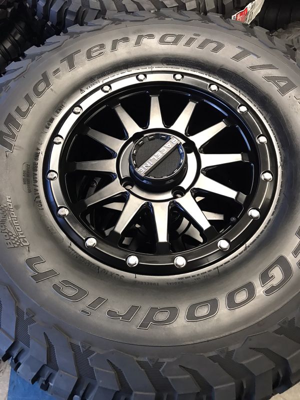 Can am x3 wheels and tires bfg km3 32” on raceline wheels for Sale in