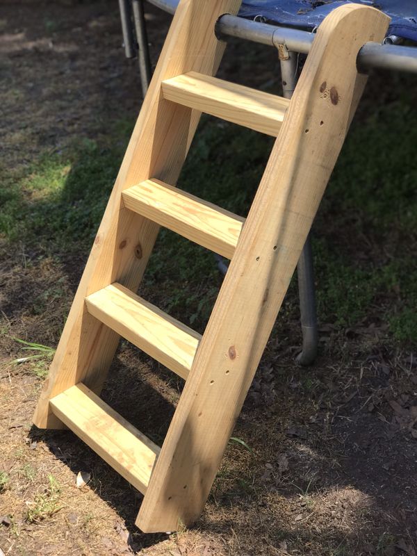 Trampoline ladder wooden for Sale in Conroe, TX OfferUp