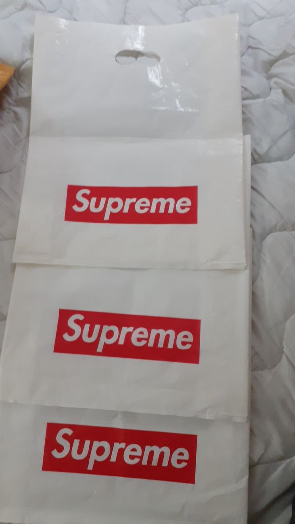 supreme plastic bag price