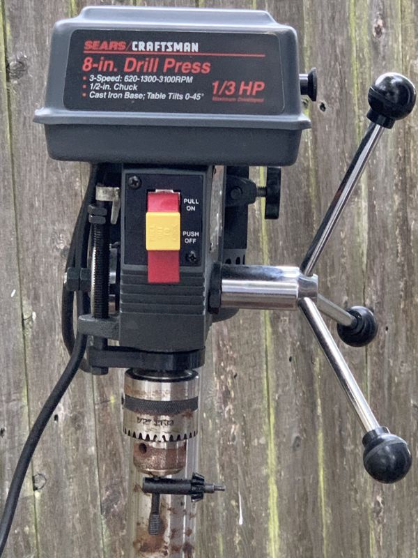 Craftsman 8-in. Drill Press 1/3 HP w/ Stand for Sale in Northfield, NJ