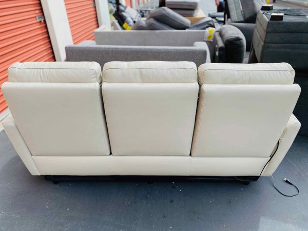 timmons leather power sofa