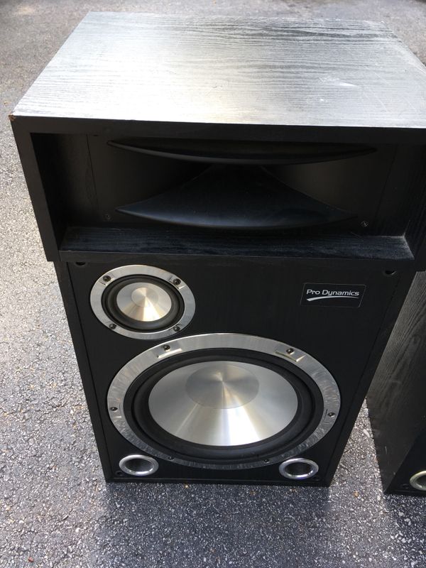 Pro Dynamic Platinum TX 1200 Studio Stereo Monitor PA Speakers