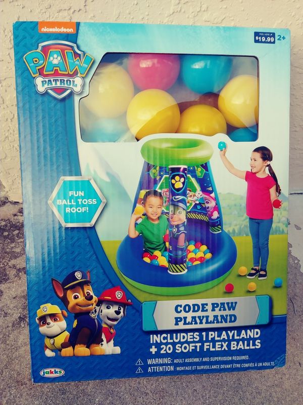 paw patrol ball pit target