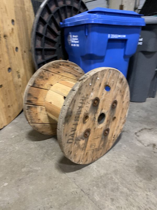 Barnyard finds Wooden wire spools for sale various sizes and prices for